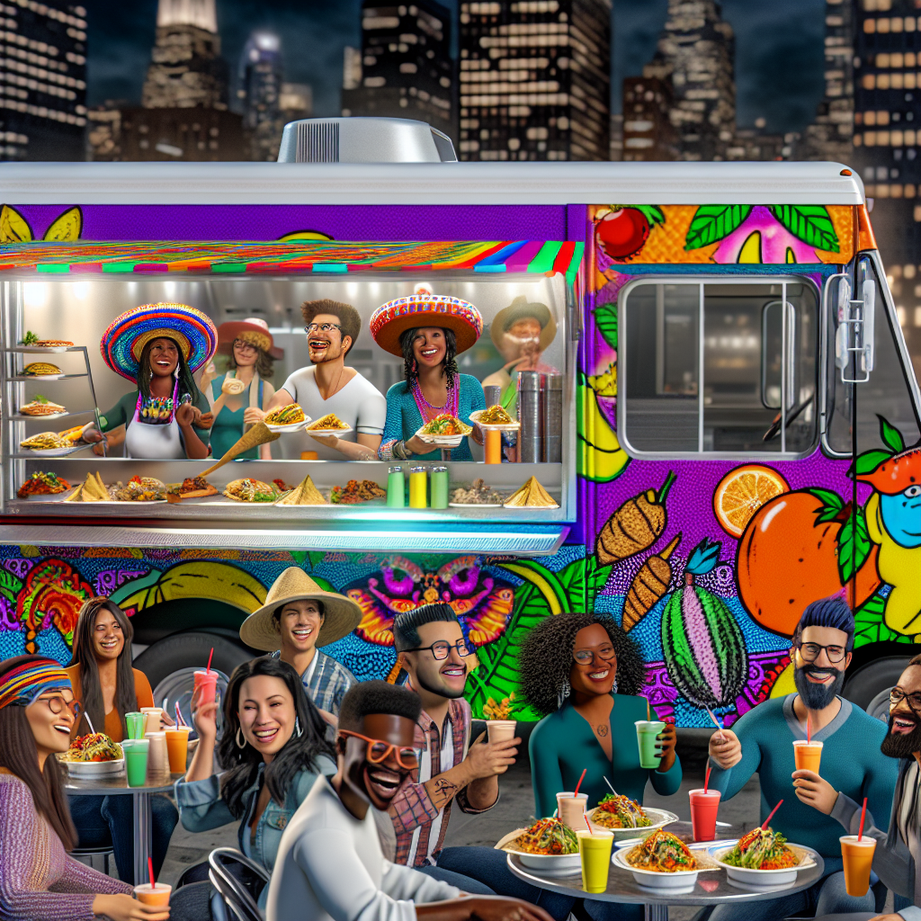 Vibrant Latino Food Truck