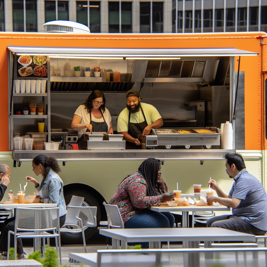 Modern Food Truck Setup