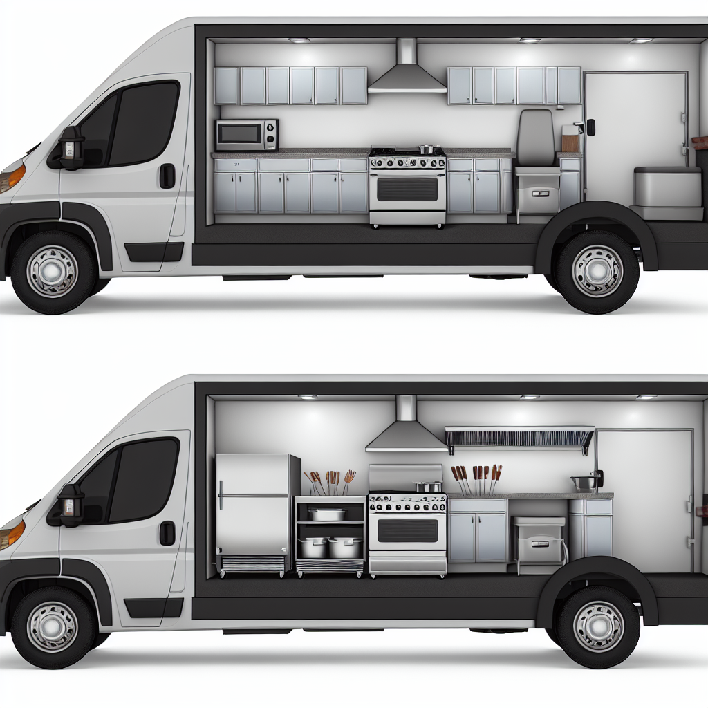 Visual representation of step vans and cargo vans