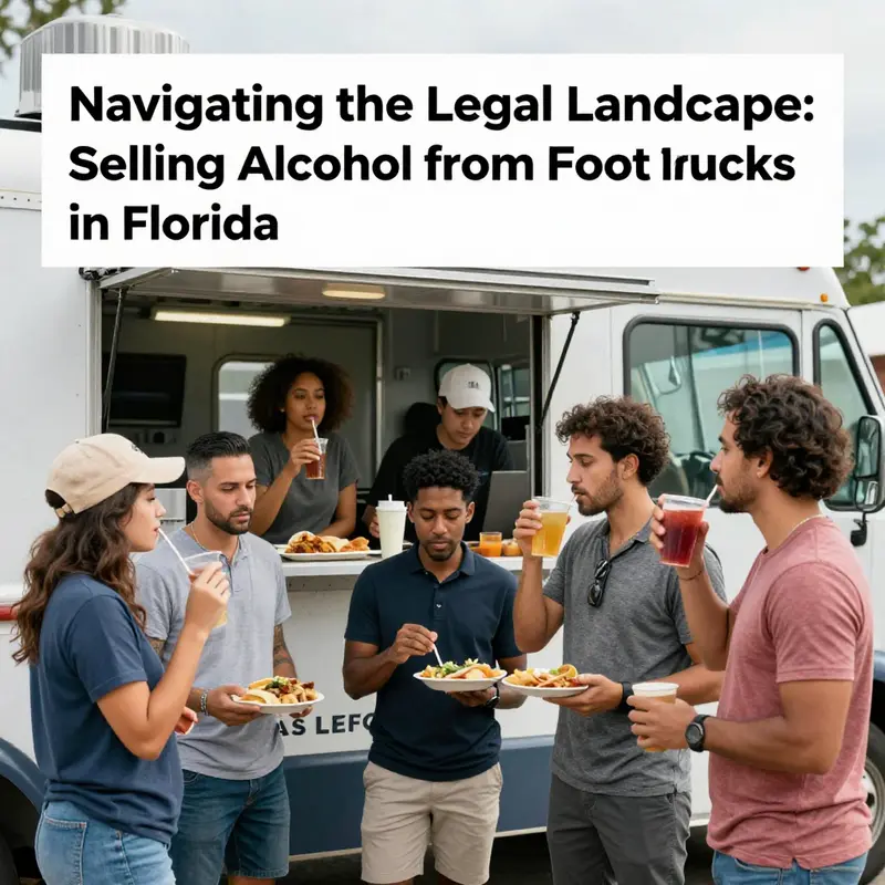Understanding the legal framework governing alcohol sales from food trucks in Florida.