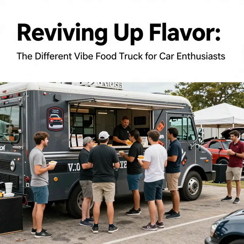A food truck uniquely designed for auto enthusiasts brings a fresh culinary flair to car shows.
