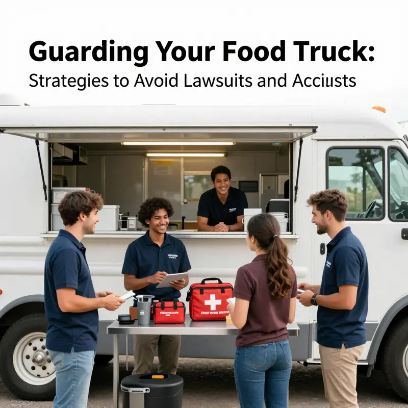 A vibrant food truck environment showcasing the importance of securing comprehensive insurance coverage.