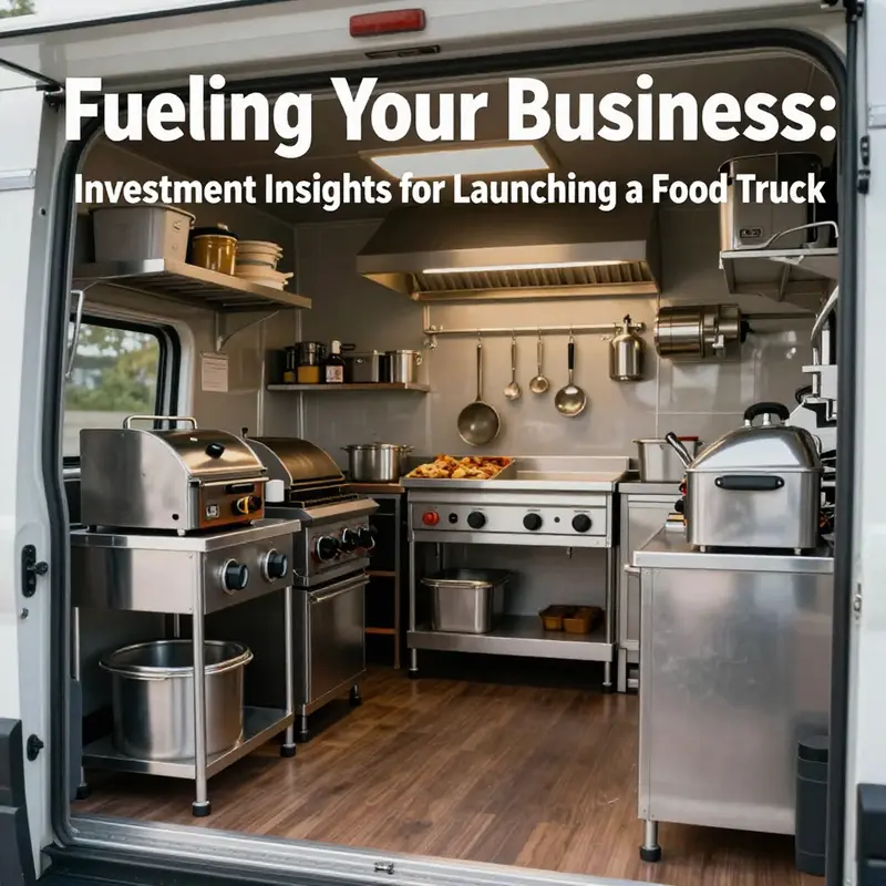 An independent food truck ready to serve hungry customers, highlighting the achievable investment for starting on your own.