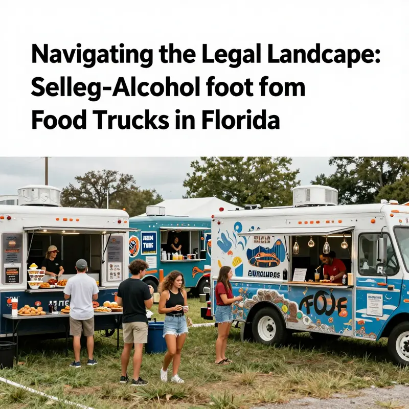 Understanding the legal framework governing alcohol sales from food trucks in Florida.