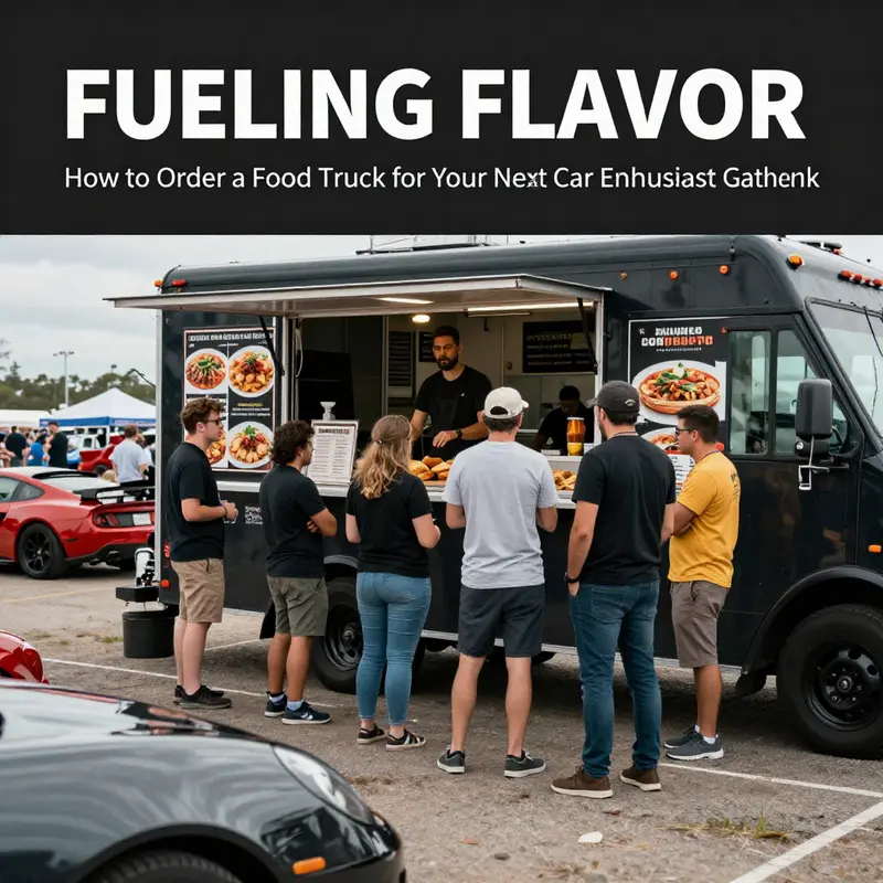 Explore diverse culinary options for your automotive event, enhancing the overall experience with delicious food.