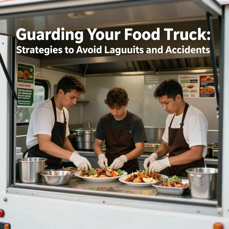 A vibrant food truck environment showcasing the importance of securing comprehensive insurance coverage.