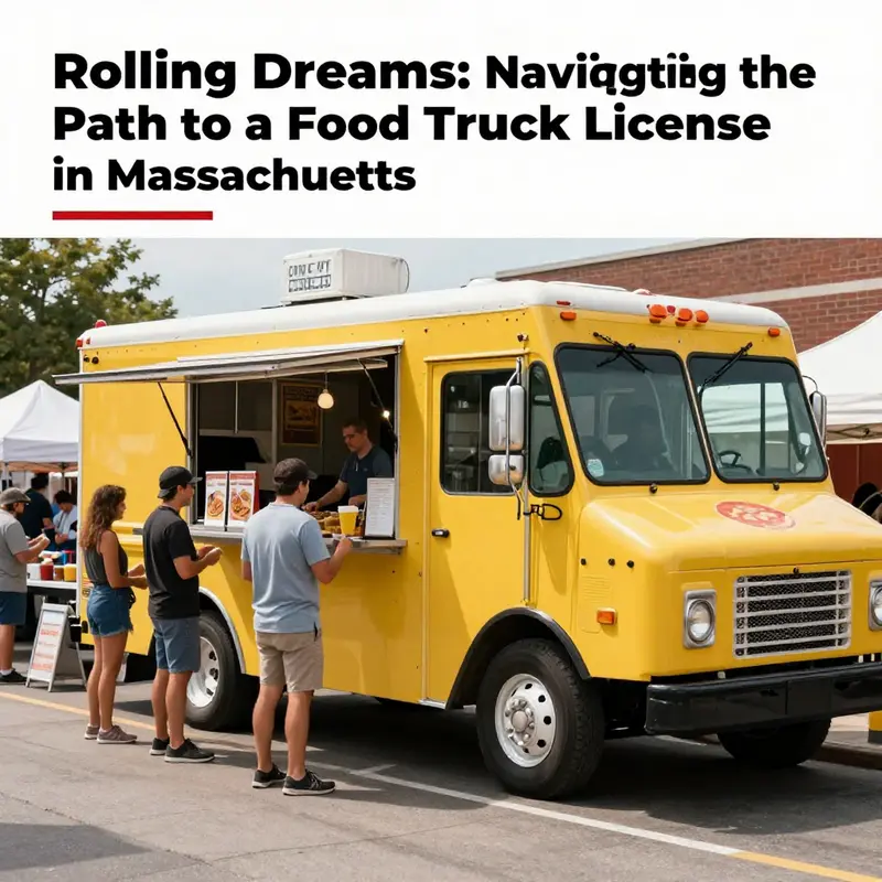 Photo of a busy street fair with a food truck serving a crowd, highlighting community engagement and culinary excitement.