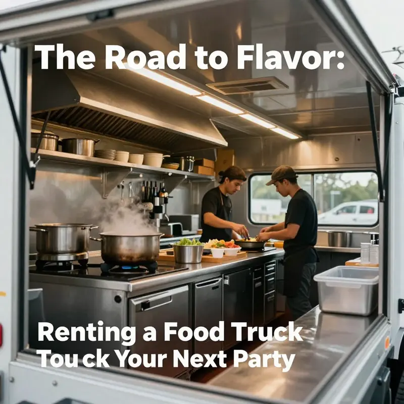 A vibrant outdoor gathering showcases the unique appeal of food trucks for parties.