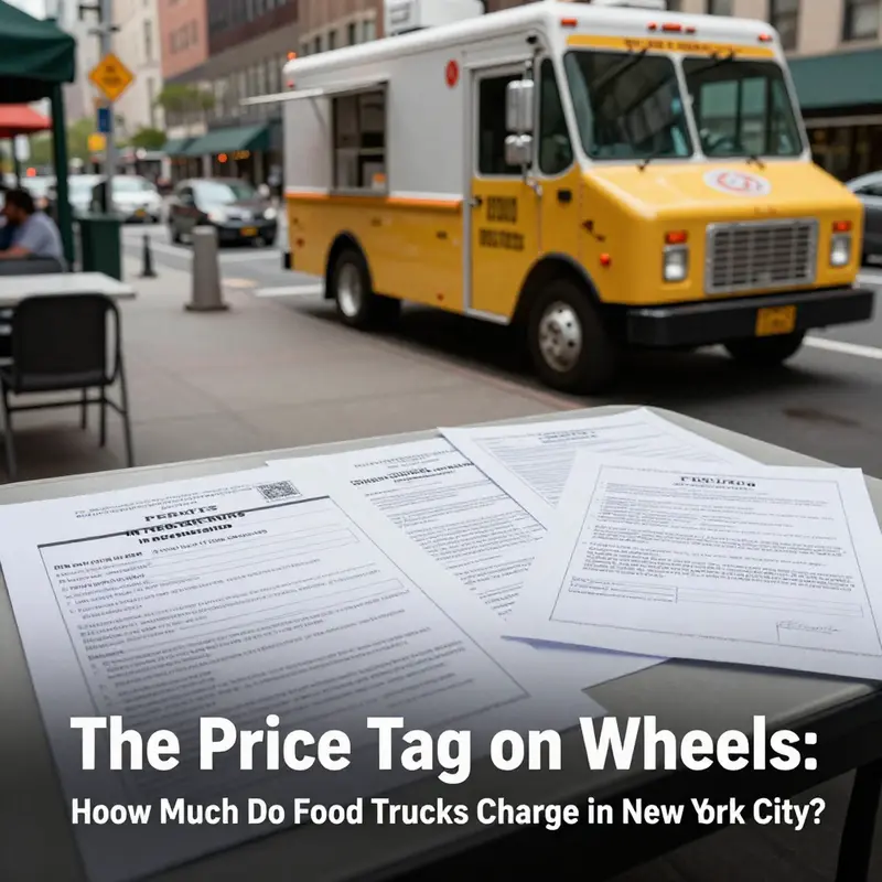 A diverse array of food trucks highlighting the initial investment required for new and used vehicles.