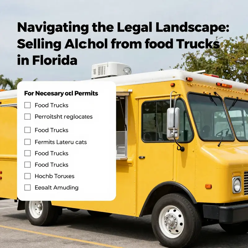 Understanding the legal framework governing alcohol sales from food trucks in Florida.