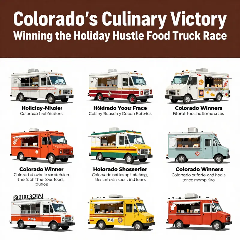 The victorious Colorado food truck celebrated its win at the Holiday Hustle.