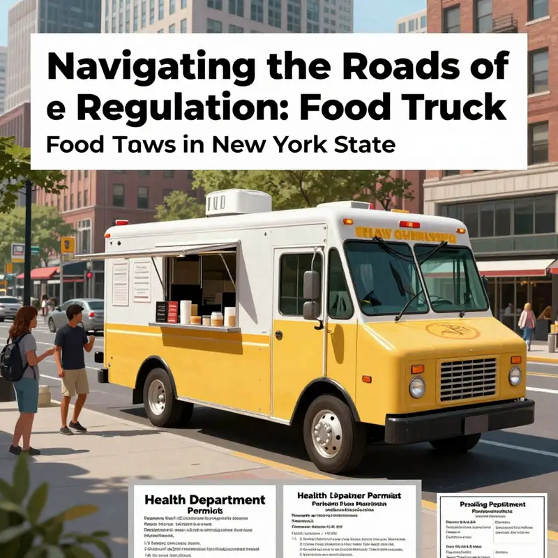 Food trucks must display health permits prominently to inform customers of compliance with state regulations.