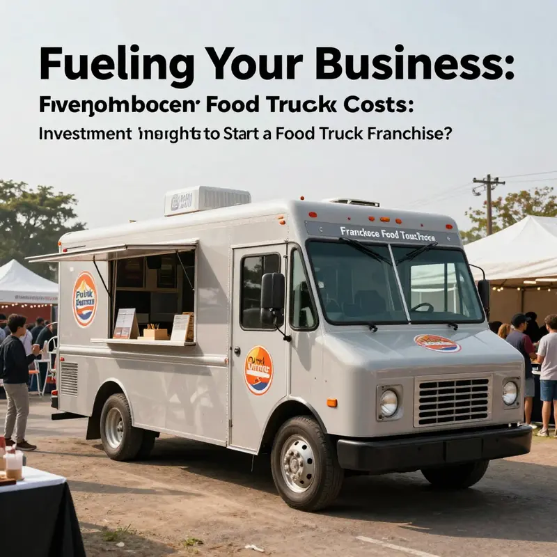 An independent food truck ready to serve hungry customers, highlighting the achievable investment for starting on your own.