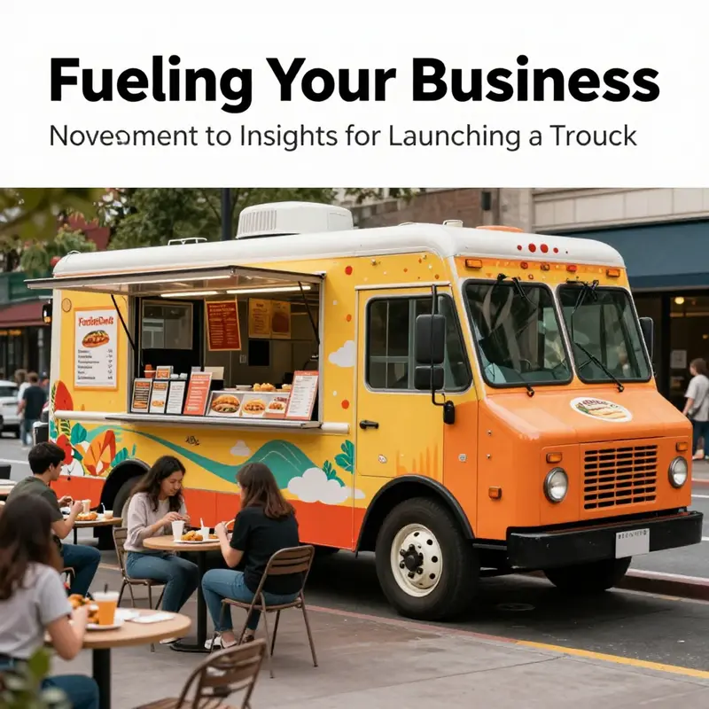 An independent food truck ready to serve hungry customers, highlighting the achievable investment for starting on your own.