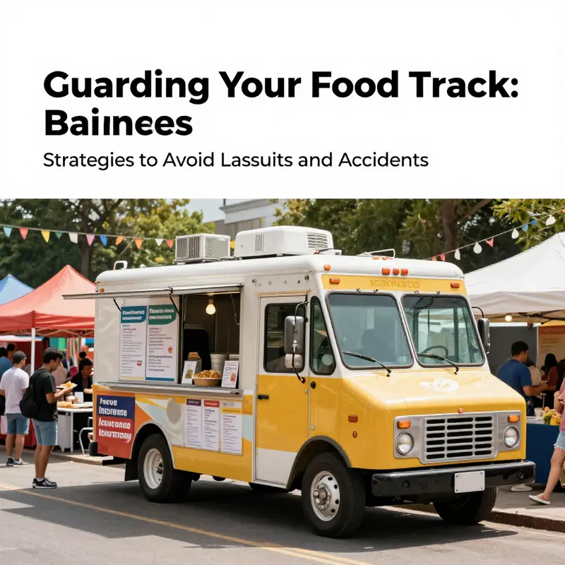 A vibrant food truck environment showcasing the importance of securing comprehensive insurance coverage.