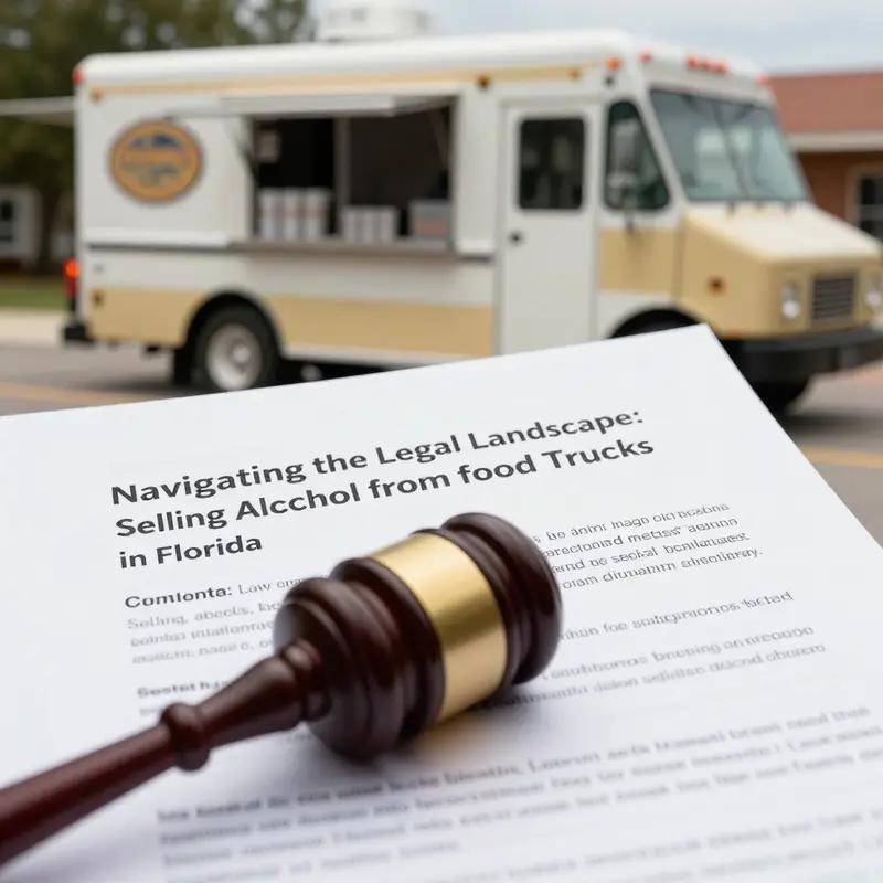 Understanding the legal framework governing alcohol sales from food trucks in Florida.
