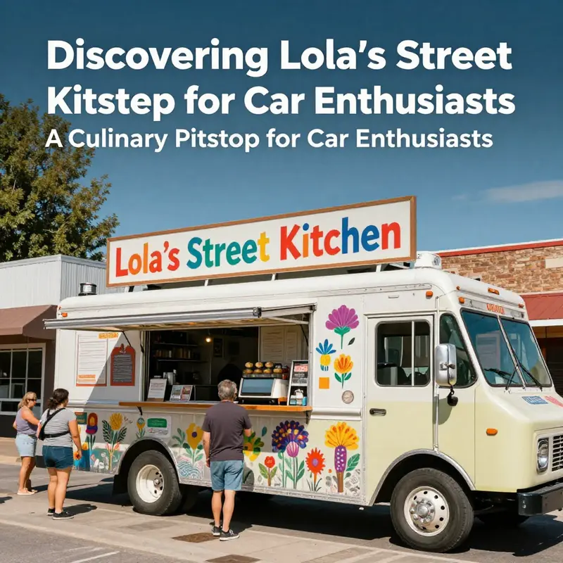 Exterior view of Lola's Street Kitchen in a vibrant setting in Heber.