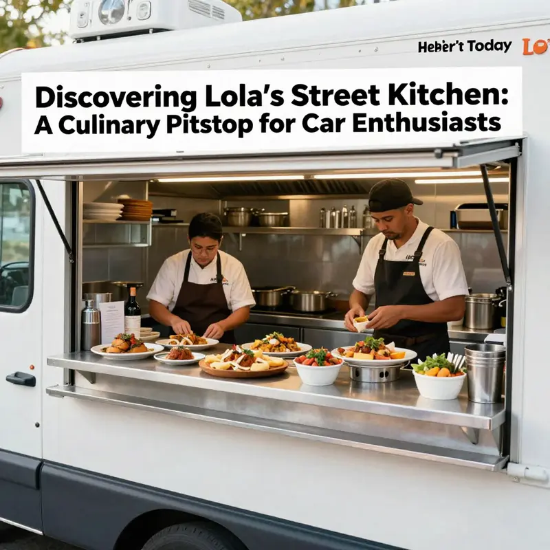 Customers enjoying meals from Lola’s Street Kitchen at its new Heber location.