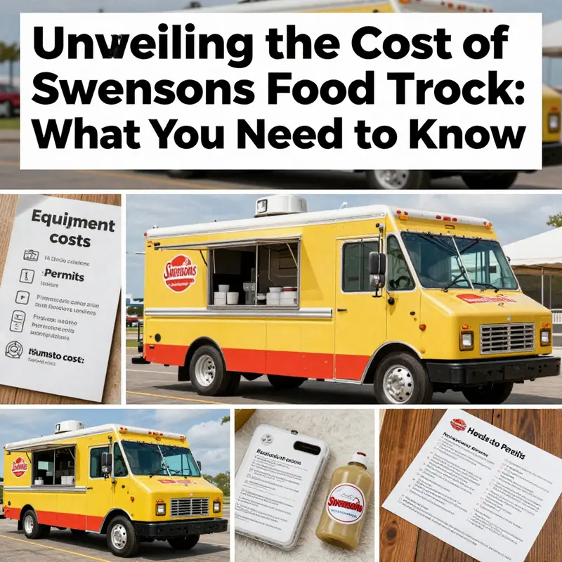 Swensons food truck engaging customers at a bustling event, illustrating the brand’s appeal.