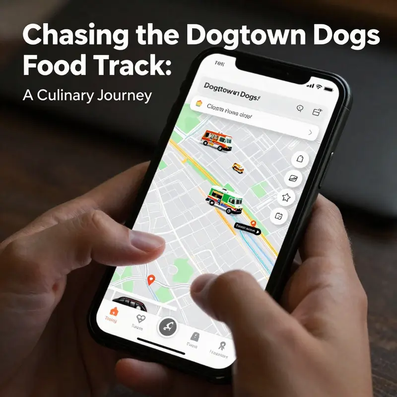 The Dogtown Dogs Food Truck in action, serving hungry patrons today.