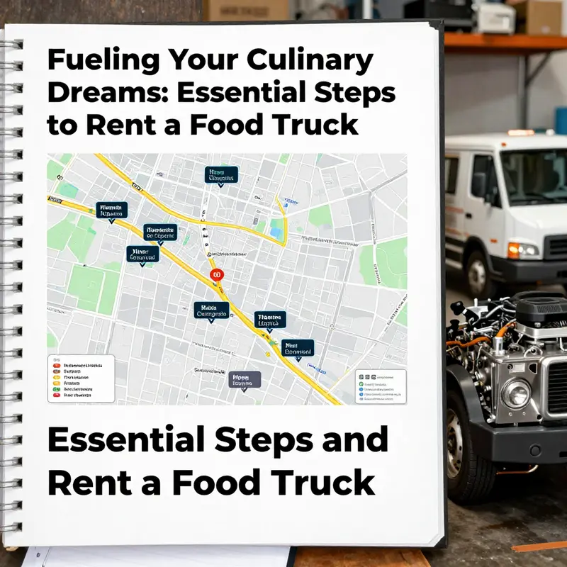 A lively street fair with food trucks emphasizing the importance of permits and licenses.