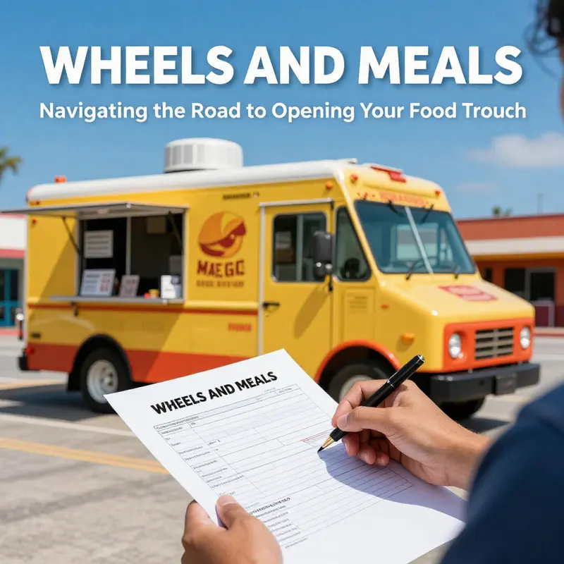 Business registration is the first step in launching a food truck, blending legality with passion.