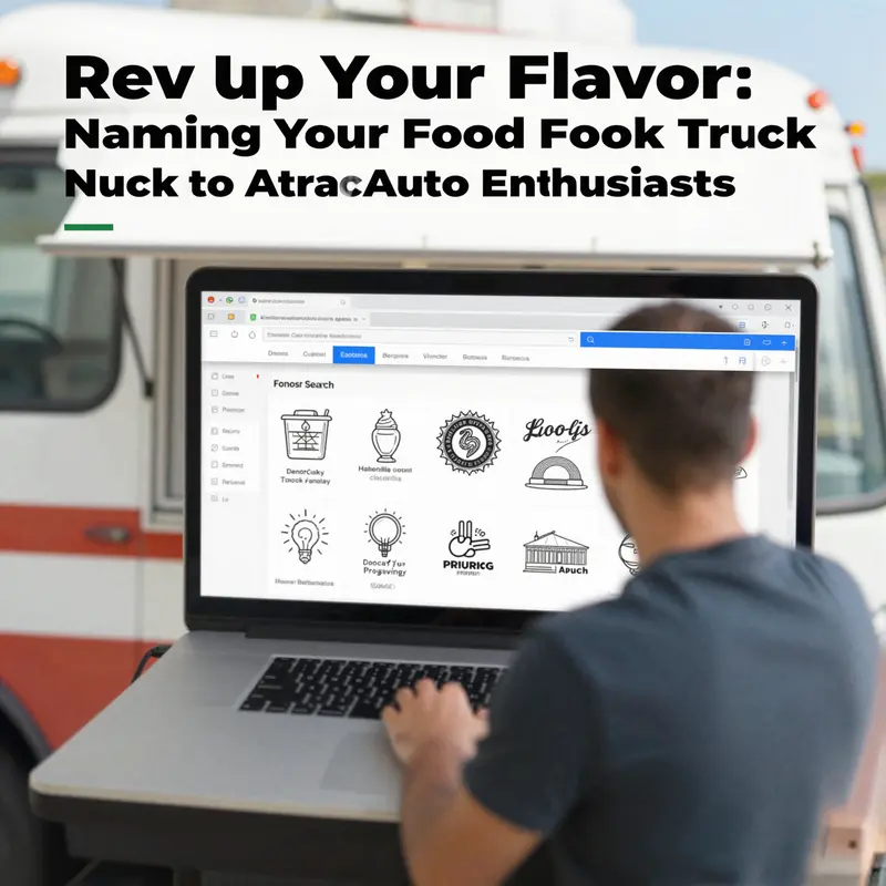 A collection of theme-based names showcasing creative culinary branding for food trucks targeting car enthusiasts.