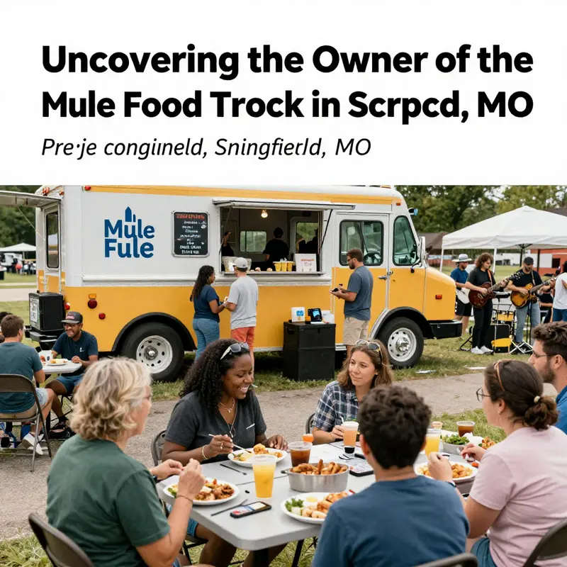 The Mule Food Truck in Springfield, MO, an iconic representation of culinary mobile dining.
