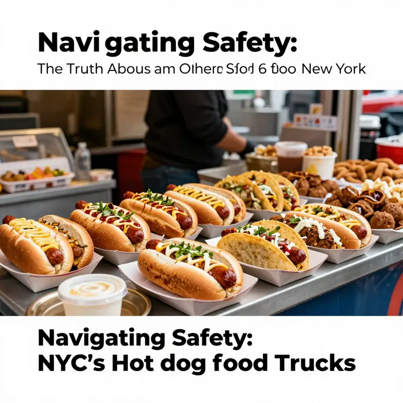 Health inspections ensure high hygiene standards at hot dog food trucks.