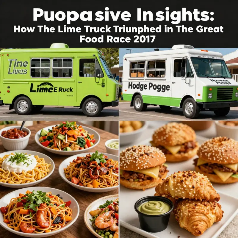 The Lime Truck showcased strategic ingenuity in their culinary approach during the competition.