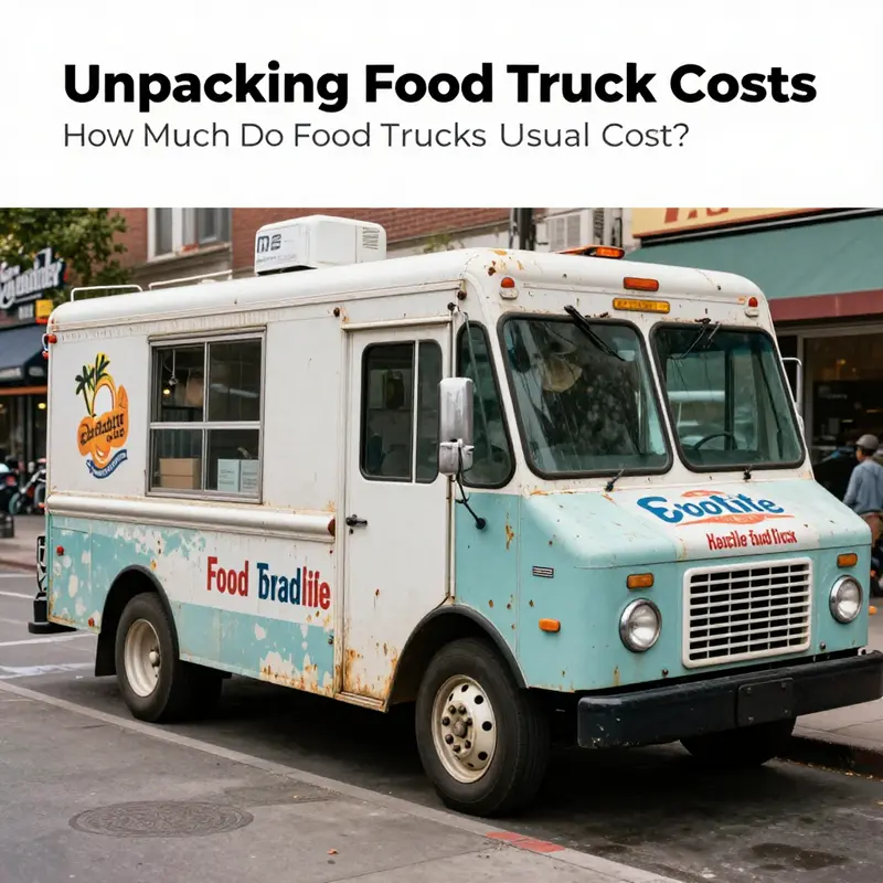 A stunning new food truck, highlighting the premium features and modern design typical of new models.