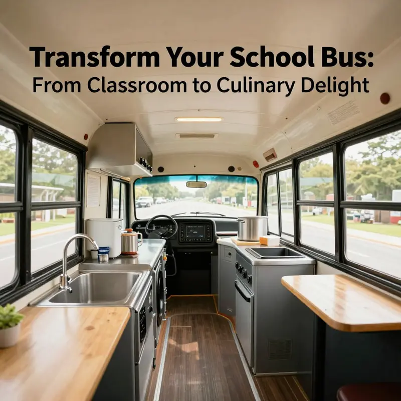 Navigate the essential legal requirements for converting a school bus into a food truck, including permits and inspections.