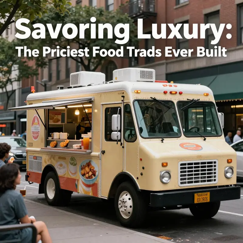 A luxury mobile banquet vehicle designed for upscale events, showcasing elegant interiors and advanced culinary facilities.