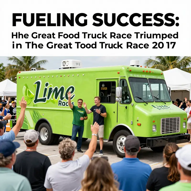 The Lime Truck showcased strategic ingenuity in their culinary approach during the competition.