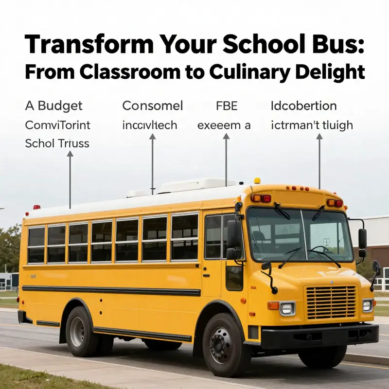 Navigate the essential legal requirements for converting a school bus into a food truck, including permits and inspections.
