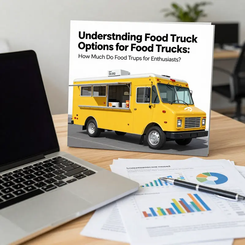 A stunning new food truck, highlighting the premium features and modern design typical of new models.