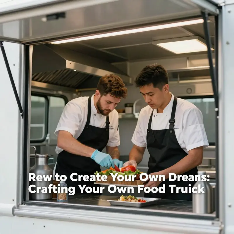 A well-organized workspace highlighting the essential components of a food truck business plan.