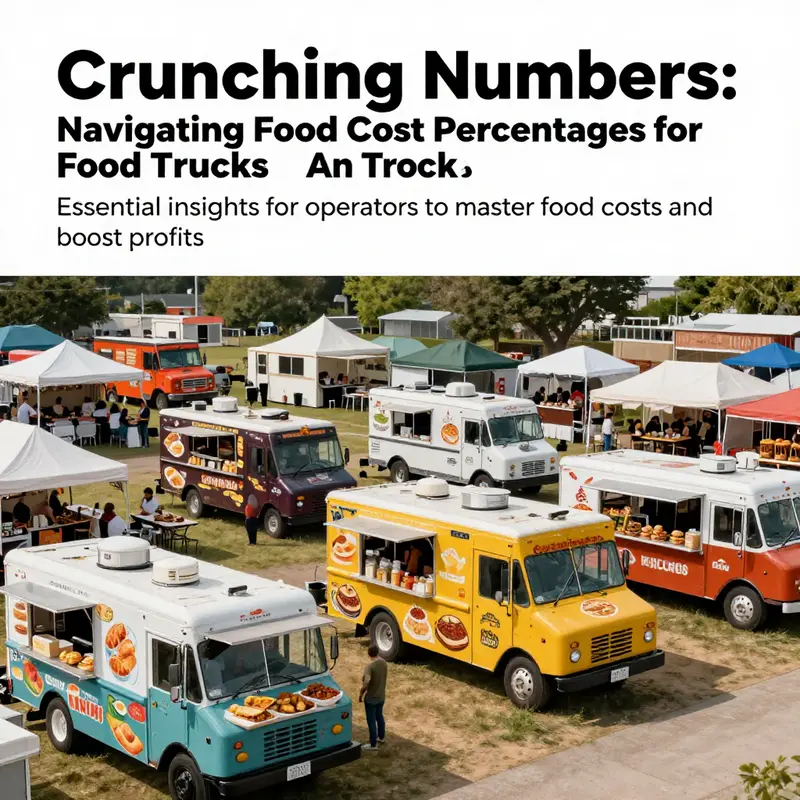 A colorful food truck festival showcasing diverse food options and community interaction.