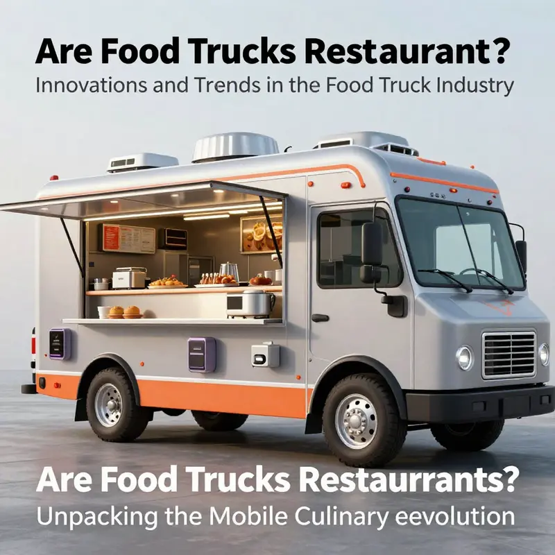 A lively food truck scene that embodies the essence of mobile dining as a legitimate restaurant alternative.