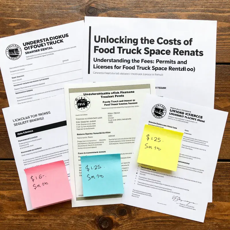 The diverse environments where food trucks operate showcase the variability in rental prices.