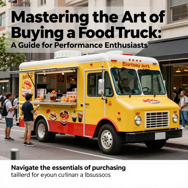 A busy food truck in an urban environment with patrons enjoying food, illustrating the essence of mobile dining.