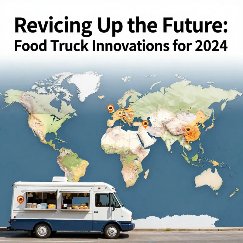 A cutting-edge food truck designed for the modern culinary experience.