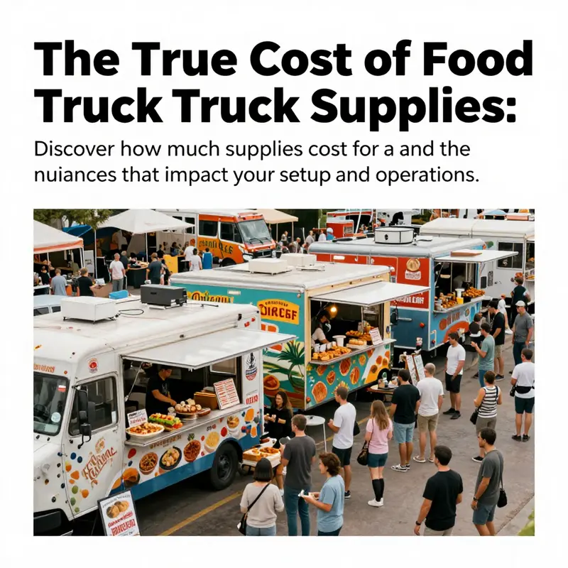 A bustling food truck festival showcasing various trucks and attendees enjoying different cuisines.