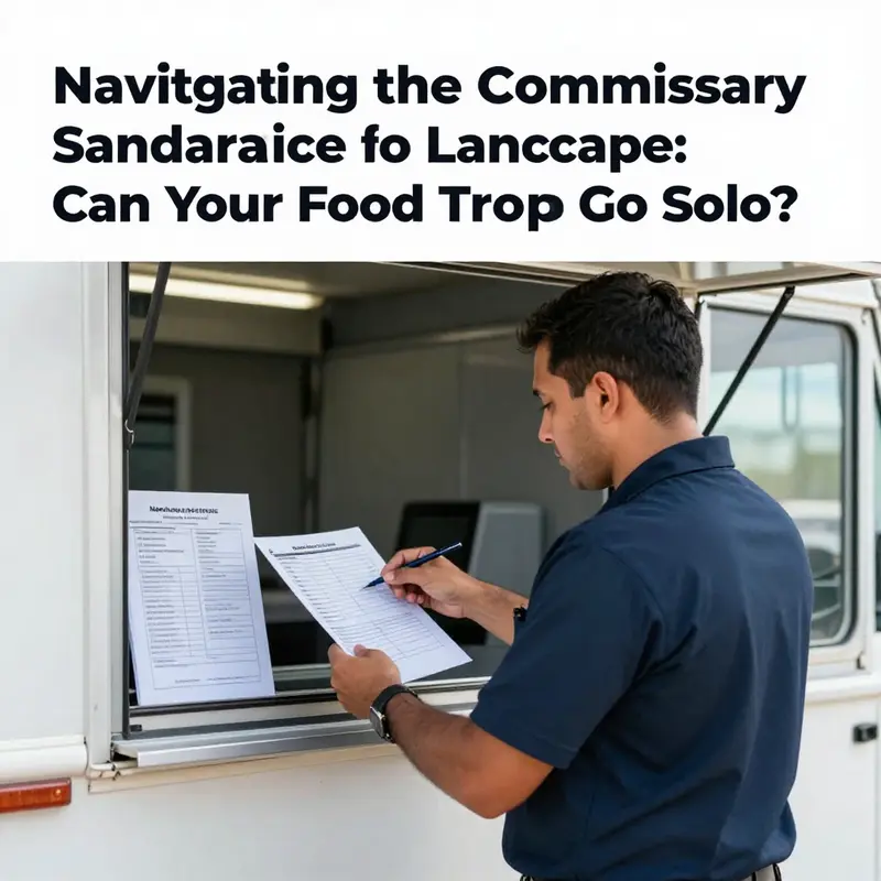 Exploring the dynamic environment of food truck operations, highlighting the dual role of being both a mobile kitchen and a potential commissary.