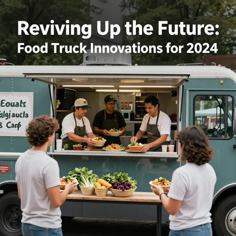 A cutting-edge food truck designed for the modern culinary experience.