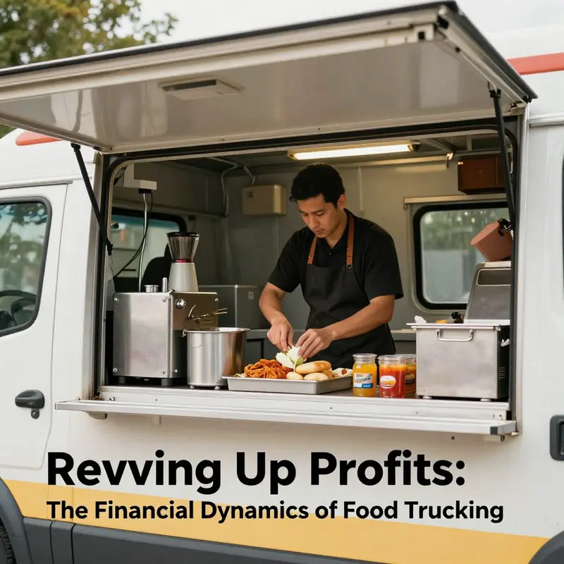 Key financial insights into the food truck industry amidst a lively scene.