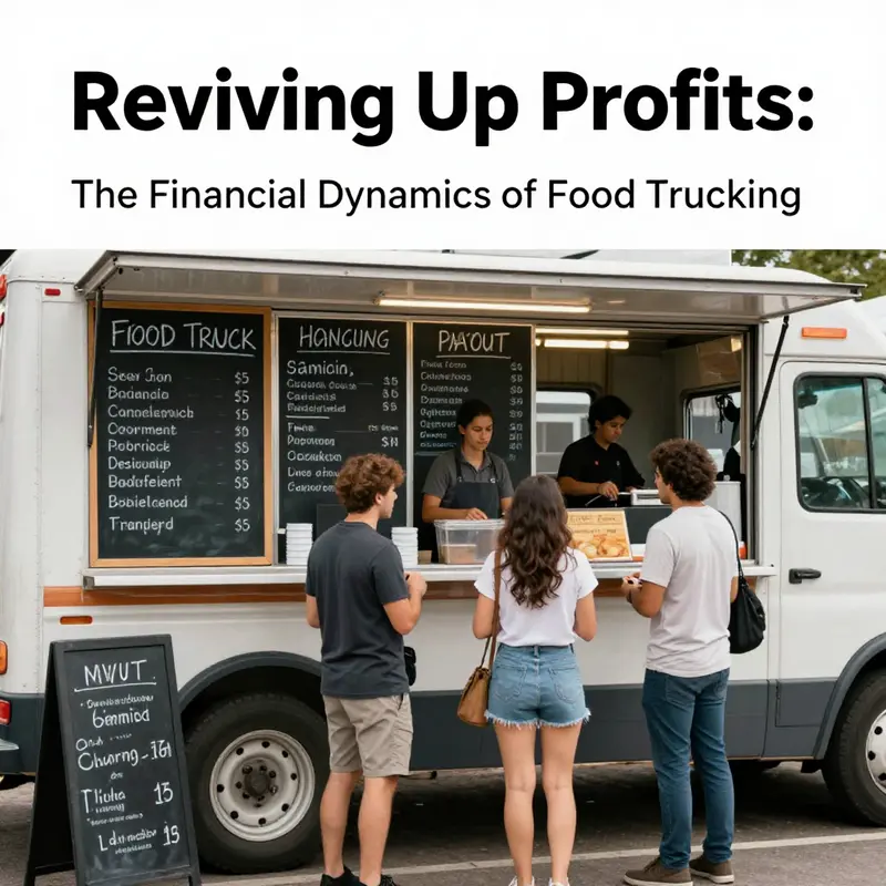 Key financial insights into the food truck industry amidst a lively scene.