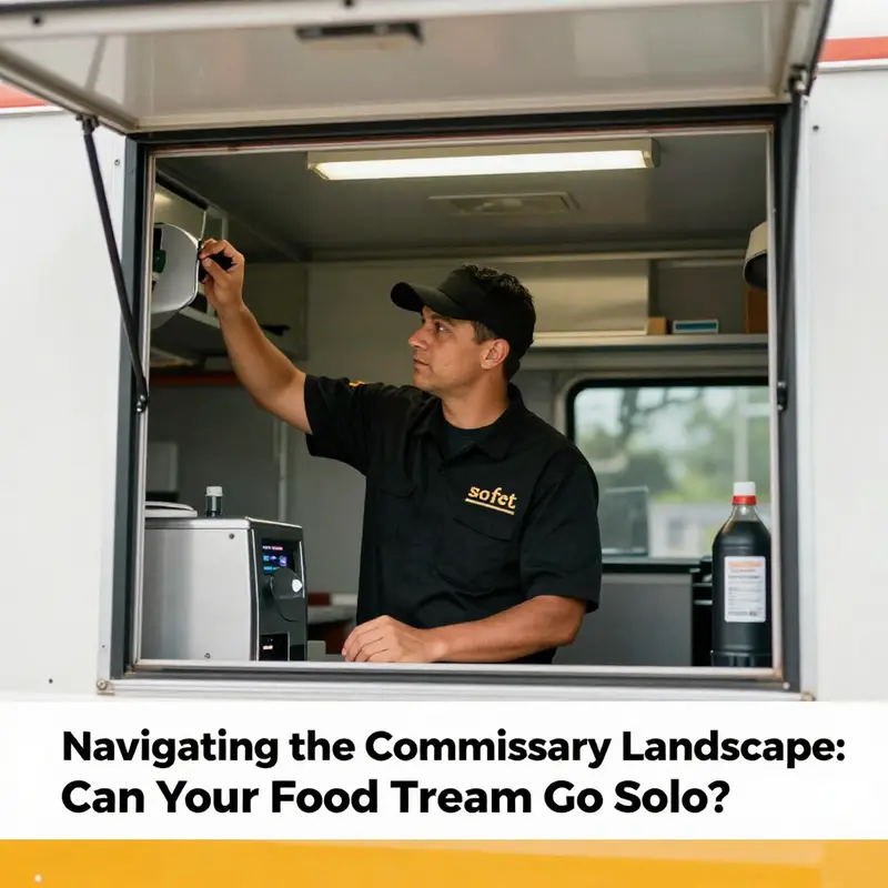 Exploring the dynamic environment of food truck operations, highlighting the dual role of being both a mobile kitchen and a potential commissary.