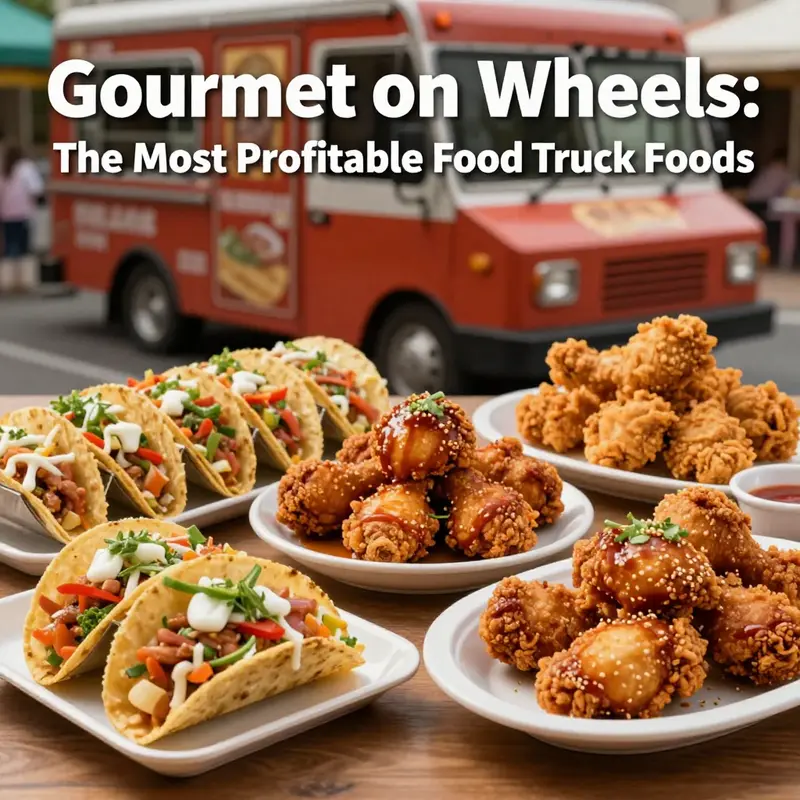 The quintessential food truck experience featuring gourmet burgers and crispy fries.