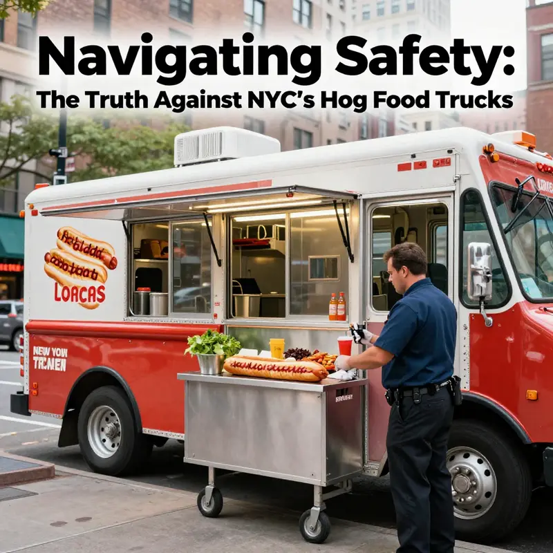 Health inspections ensure high hygiene standards at hot dog food trucks.